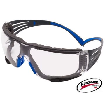 3M™ Schutzbrille Secure Fit 3M™ Securefit 400 klar mit Schaumrahmen Scotchgard™ SF401SGAF-BLU-F