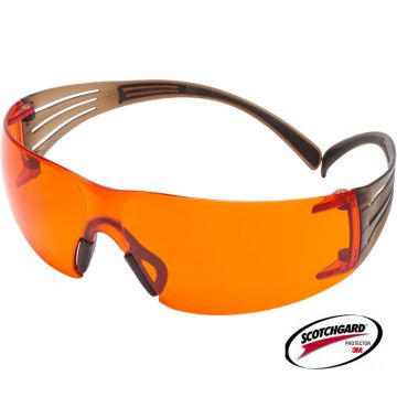 3M™ Schutzbrille Secure Fit 3M™ Securefit 400 orange getönt Scotchgard™ SF406SGAF-BLA