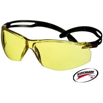 3M™ Schutzbrille 3M™ Secure Fit 3M™ Securefit 500 gelb getönt Scotchgard™ SF503SGAF-BLK