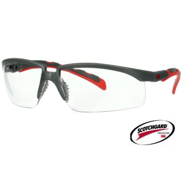 3M™ Schutzbrille 3M™ SOLUS 3M™ Solus 2000 klare Arbeitsbrille Scotchgard™ S2001SGAF-RED