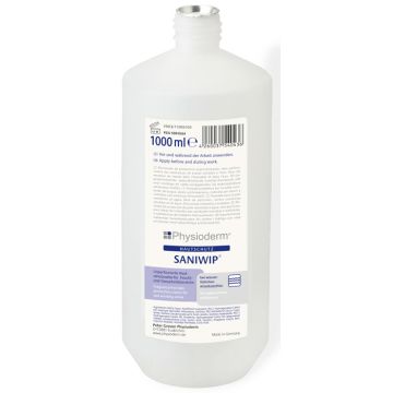 Physioderm® SANIWIP Hautschutzcreme Physioderm Hautschutz - 1000 ml Rundflasche