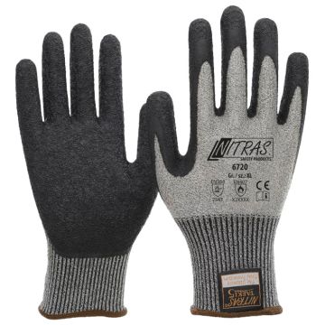 NITRAS® TAEKI5 6720 schnittfeste Handschuhe Schnittschutzhandschuhe Klasse 5