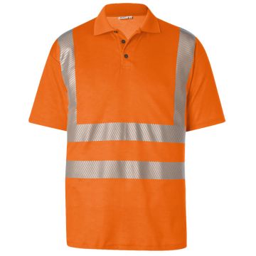 KÜBLER Warnschutz PoloShirt KÜBLER Warnschutzkleidung REFLECTIQ 5042 - Gr. 52 warnorange
