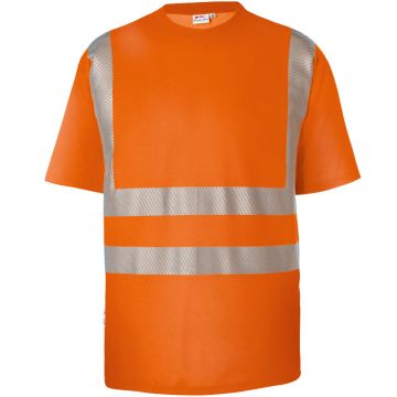 KÜBLER Warnschutz T-Shirt KÜBLER Warnschutzkleidung REFLECTIQ 5043 - Größe L warnorange