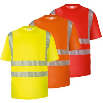 KÜBLER workwear KÜBLER Warnschutz T-Shirt KÜBLER Warnschutzkleidung REFLECTIQ 5043