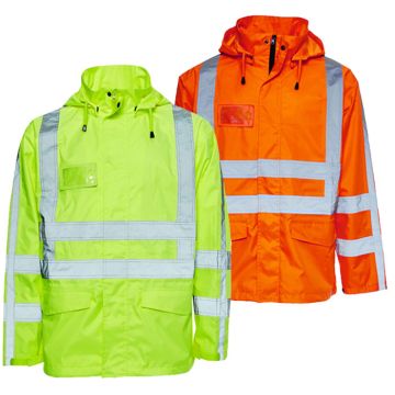 ELKA rainwear Elka Warnschutzjacke Visible Xtreme 086005R Regenbekleidung Warnschutzregenjacke