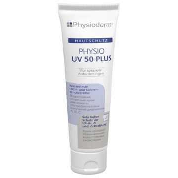Physioderm® PHYSIO UV 50 plus Hautschutzcreme Physioderm Hautschutz - 100 ml Tube Physioderm® PHYSIO UV 50 plus Hautschutzcreme Physioderm Hautschutz - 100 ml Tube