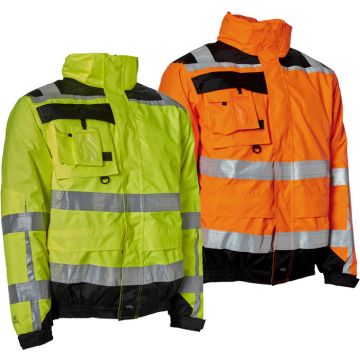ELKA rainwear Elka Warnschutzjacke Visible Xtreme 086104R Regenbekleidung Warnschutz Pilotenjacke