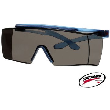 3M™ Schutzbrille 3M™ SecureFit 3700 grau getönte Überbrille Scotchgard™ SF3702SGAF-BLU