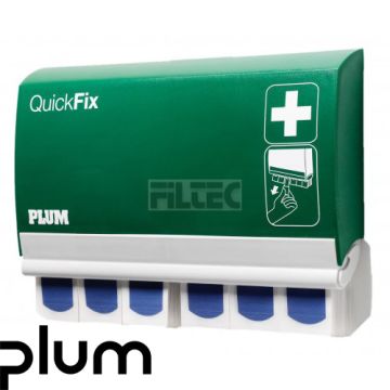 Plum QuickFix Pflasterspender, inklusive Pflasterstrips detektabel 5504