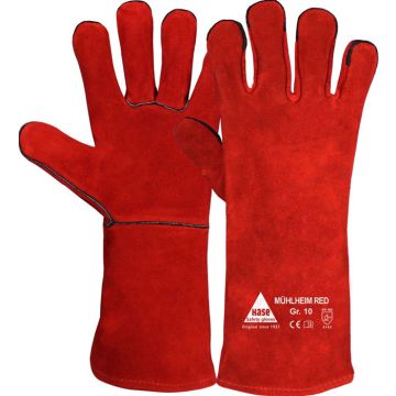 HASE Handschuhe Mühlheim Red Hase Schweißerhandschuhe Mühlheim Rot 301000 HASE Handschuhe Mühlheim Red Hase Schweißerhandschuhe Mühlheim Rot 301000
