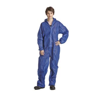 Einwegoverall blau PP-Einweganzug blau Einwegbekleidung PP40B Einwegoverall blau PP-Einweganzug blau Einwegbekleidung PP40B