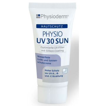 Physioderm® PHYSIO UV 30 SUN Hautschutzcreme Physioderm Hautschutz - 20 ml Tube Physioderm® PHYSIO UV 30 SUN Hautschutzcreme Physioderm Hautschutz - 20 ml Tube
