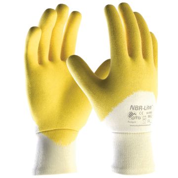 Nitril-Handschuhe gelb Arbeitshandschuhe Nitril NBR-Lite - ATG® 24-985