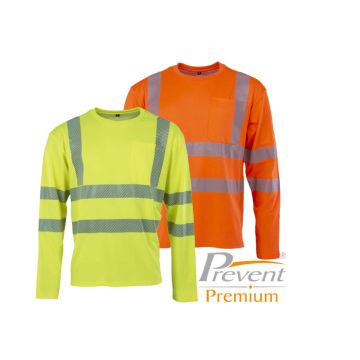 ASATEX® PREVENT® Premium Warnschutz Langarm-Shirt PTW-SHIRT-L