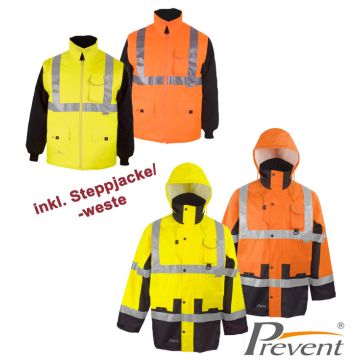 ASATEX® PREVENT® Warnschutz-Parka 5 in 1 3160 3360