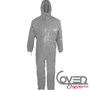 CoverChem® Plus CP300 Chemikalienschutzoverall grau Typ 3B+4B+5B+6B