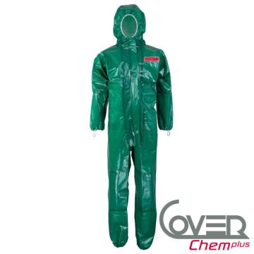 CoverChem® Plus CP500 Chemikalienschutzoverall grün Typ 3B+4B+5B+6B