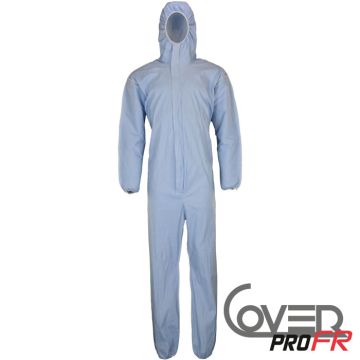 CoverPRO FR® CV5-FR flammhemmender Chemikalienschutzoverall blau Typ 5+6