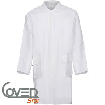 CoverStar® Einweg-Mantel CKI Einweg-Kittel weiß Kat. 3 Typ PB 6B CoverStar® Einwegbekleidung