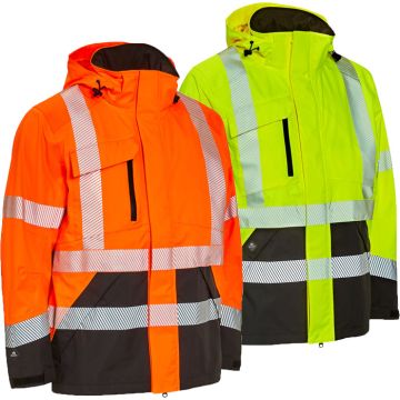 ELKA rainwear Elka Warnschutzjacke Visible Xtreme 186000R Regenbekleidung Warnschutzregenjacke