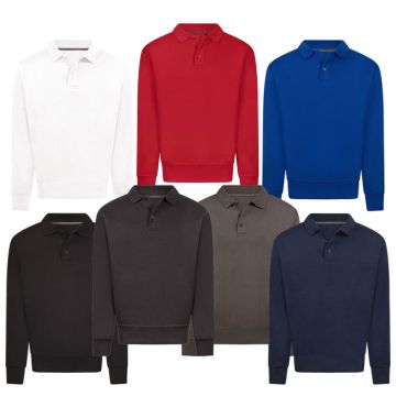 B2B langarm Poloshirt basic 280 g/m²