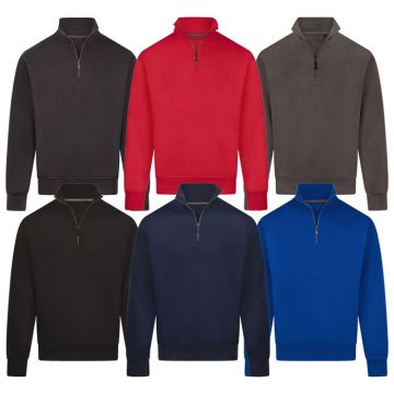 B2B half-zip Sweatshirt basic 280 g/m²