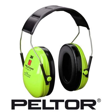 3M™ PELTOR™ OPTIME I Kopfbügel Hi-Viz Kapselgehörschutz H510AV | 27 dB