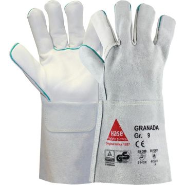 HASE Handschuhe Granada-K 100336 Schweißerhandschuhe mit Kevlar®-Garn genäht