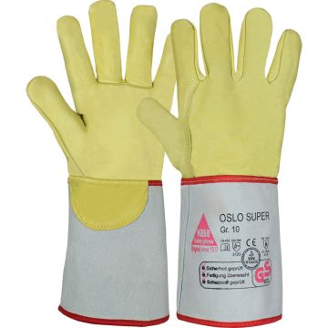 HASE Handschuhe OSLO-Super 105100 Schweißerhandschuhe mit Kevlar®-Garn genäht
