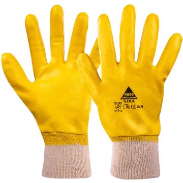 HASE Nitril Handschuhe gelb Handschuhe Nitril Hase GERA 901500