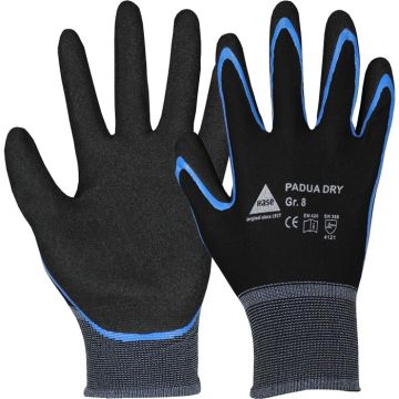 HASE PADUA Dry 508640 beschichteter Montagehandschuh Hase Safety Gloves Padua