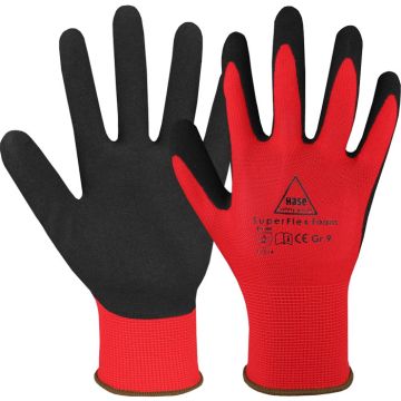 HASE Superflex Foam 508615 beschichteter Montagehandschuh Hase Safety Gloves Superflex