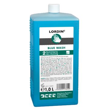 Lordin® BLUE WASH milde Waschlotion - 1000 ml Hartflasche