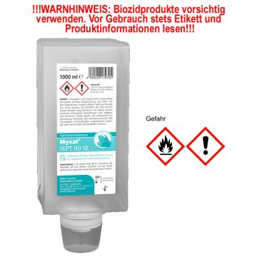 Händedesinfektion Myxal Sept 90 SE - 1000 ml Varioflasche Händedesinfektion Myxal Sept 90 SE - 1000 ml Varioflasche
