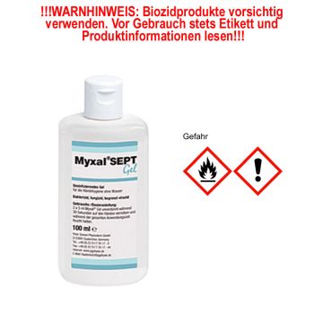 Desinfektionsgel Myxal® SEPT GEL - 100 ml Flasche