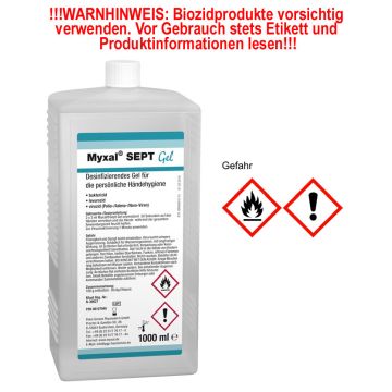 Desinfektionsgel Myxal® SEPT GEL - 1000 ml Hartflasche