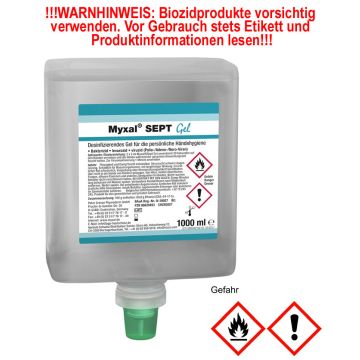 Desinfektionsgel Myxal® SEPT GEL - 1000 ml Neptunflasche Desinfektionsgel Myxal® SEPT GEL - 1000 ml Neptunflasche