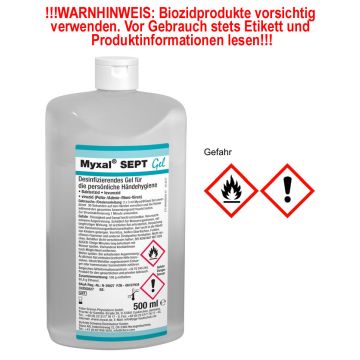 Desinfektionsgel Myxal® SEPT GEL - 500 ml Hartflasche