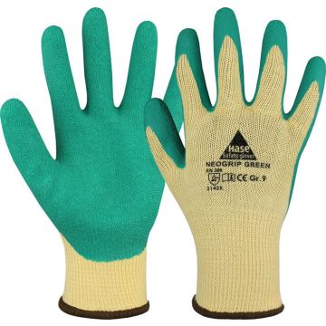 HASE NEOGRIP Green 402650 Hase Handschuhe Montagehandschuh grün