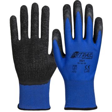 NITRAS® 3521 Nylonhandschuhe Latex-Beschichtung NITRAS® Handschuhe