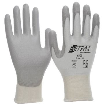 NITRAS® 6305 schnittfeste Handschuhe Schnittschutzhandschuhe Klasse 3/C