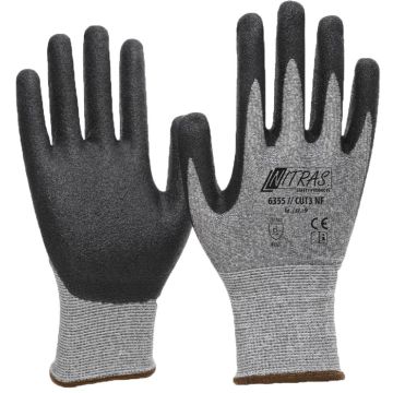 NITRAS® 6355 CUT3 NF schnittfeste Handschuhe Schnittschutzhandschuhe Klasse 3/C