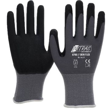 NITRAS® 8700 SKIN FLEX Montagehandschuhe mit Beschichtung NITRAS® Handschuhe