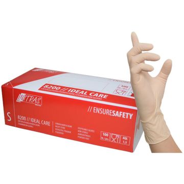 NITRAS® 8200 Latex Einmalhandschuhe NITRAS® Einweghandschuhe nicht steril puderfrei