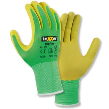 Nylonhandschuhe Latex Beschichtung teXXor® Handschuhe 2280