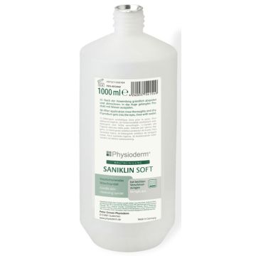 Physioderm® Saniklin Soft® Physioderm Handreiniger - 1000 ml Rundflasche