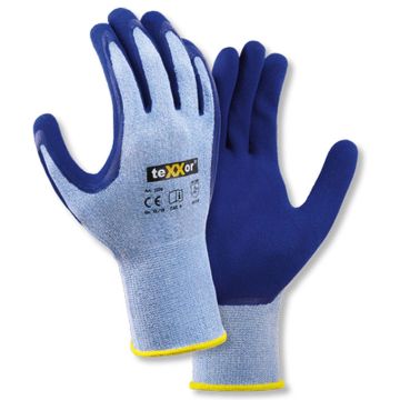 Polyesterhandschuhe Latex Beschichtung teXXor® Handschuhe 2229