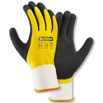 Polyesterhandschuhe Latex Vollbeschichtung teXXor® Handschuhe 2226