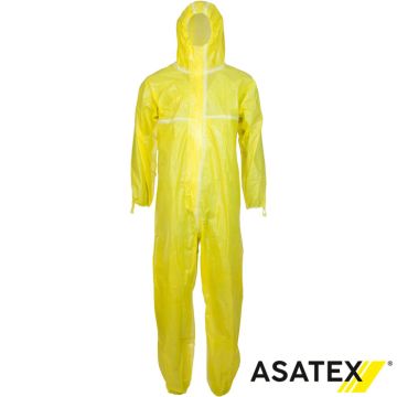 ASATEX® Polyplus PP05 Chemikalienschutzoverall gelb Typ 4, 5 +6